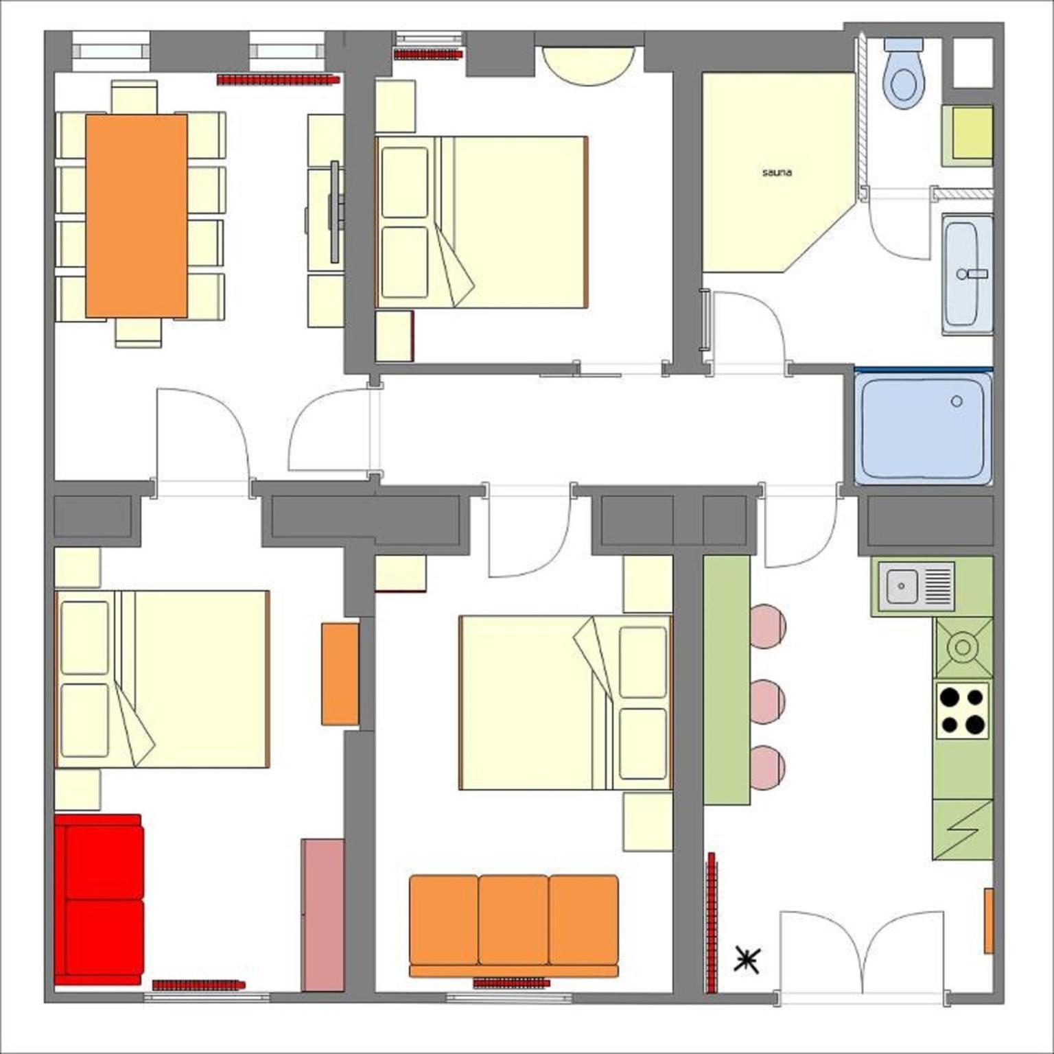 Brooklyn Sauna Apt By Ruterra 프라하 외부 사진